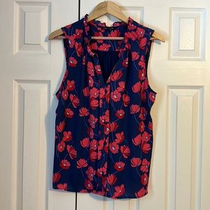 41 Hawthorn Orlee Mixed Material Sleeveless Top NWOT